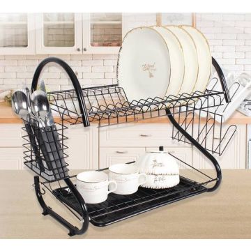 Сушилка для посуды 53*39*26,5см, из хромированной стали с поддоном Maestro Гонконг