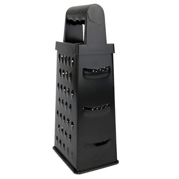 Терка четырехгранная 22см, нержавеющая сталь, черная. Ofenbach