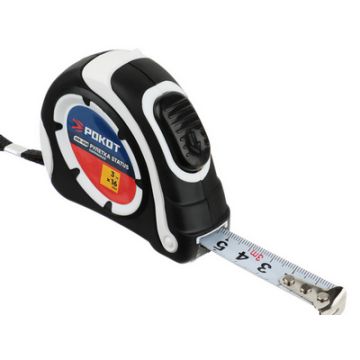Рулетка «СТАТУС», 3м х 16мм, автостоп, одинарный зацеп, корпус ABS