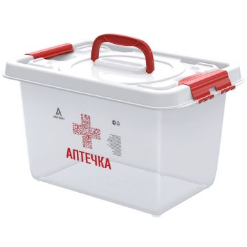 Аптечка 10л (контейнер универсальный, пластик) Россия