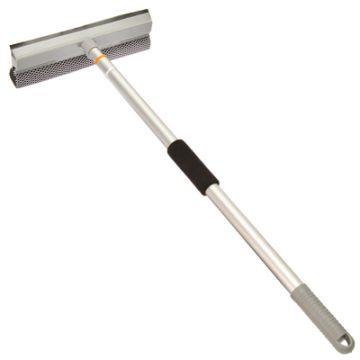 Окномойка с телескопической ручкой 111см, серая