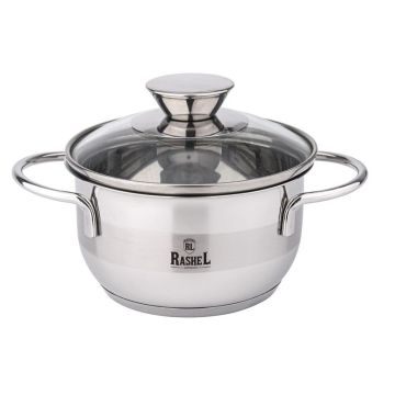 Кастрюля 0,7л из нержавеющей стали «Мини», индукционное дно. Rashel