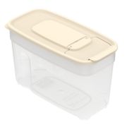 Контейнер 1л для сыпучих продуктов (пластик, слоновая кость) Россия