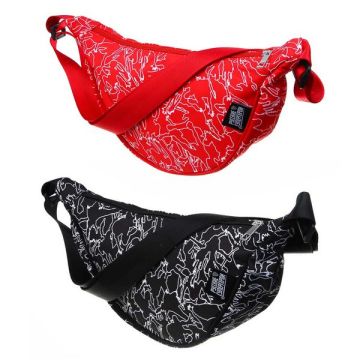 Сумка молодежная на длинном ремне, 100% ПЭ,27х15х10см, 2 цвета