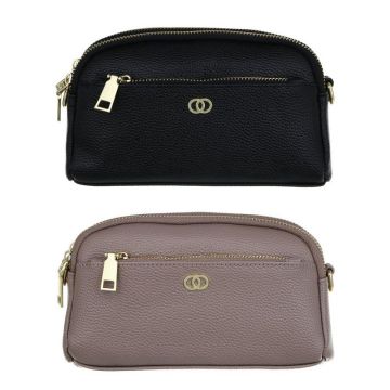 Сумка кроссбоди c 2-мя отделениями на длинном ремне тм ЮL,ПУ, 19х11,5х4,5см, 2 цвета