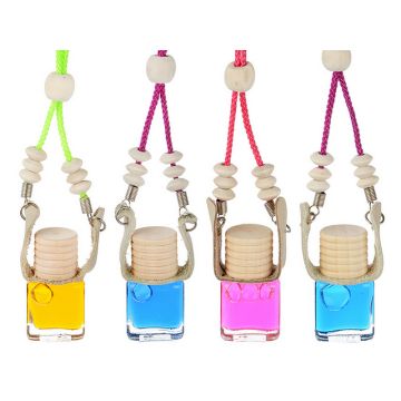 Ароматизатор подвесной Wood, 5 мл, бабл гам, ваниль, новая машина, океанская свежесть