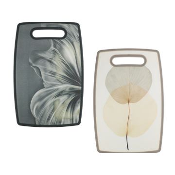 Доска разделочная, 20x30x1,2см, полипропилен, 2 дизайна. VETTA