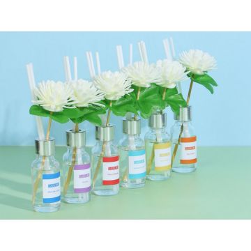 Аромадиффузор с декором, 25 мл (гранат, вишня, лимон, лаванда, роза, жасмин)