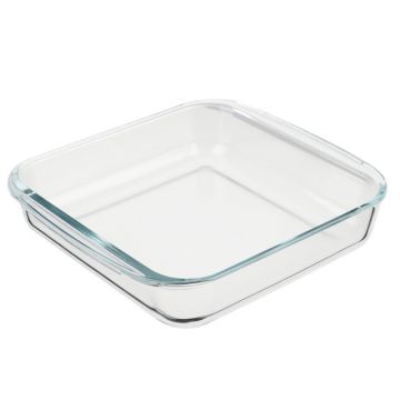 Форма для выпечки и запекания 1,8л (стекло жаропрочное, размер 24,5x21,9x5,1см)