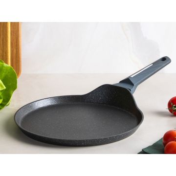 Сковорода блинная 24см, литой алюминий, мраморное покрытие, индукционное дно. SATOSHI Гардан