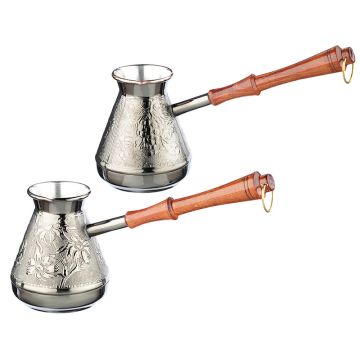 Турка медная 0,4л, 2 дизайна, Россия