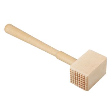 Молоток для мяса, размер 30,8х7,2х5,1см, береза