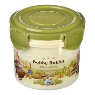 Контейнер с крышкой 420мл, «Зайчата» (пластиковый)