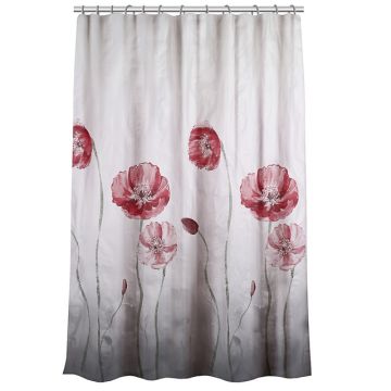 Шторка для ванной, ПЕВА, 60 г/м2, 180х180см, Цветы VETTA