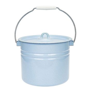 Ведро 9,0л эмалированное с крышкой. Россия