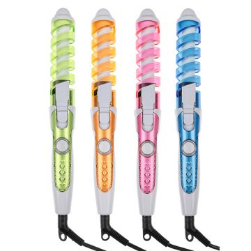 Плойка для завивки волос локоны, 35Вт, d20мм, 220В, алюминий, пластик, 4 цвета LEBEN