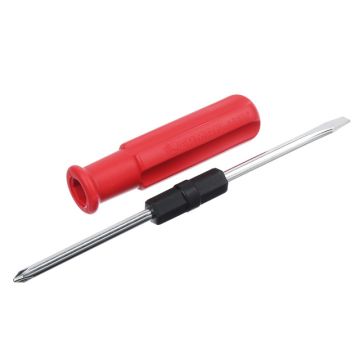 Отвертка 2 в 1, размер 6*75мм, 4 цвета