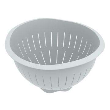 Дуршлаг 4л, диаметром 27см, высота 14см, цвет: серый. Россия