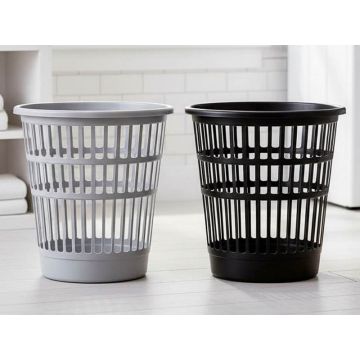 Корзина для мусора и бумаг 8,5л, сетчатая, полипропилен, 25х26х26см, 2 цвета