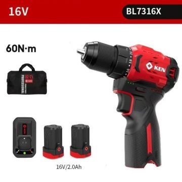 Шуруповерт Ken 16V бесщёточный BL7316X