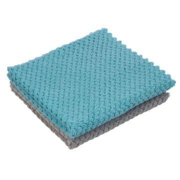 Набор салфеток универсальных из микрофибры, 2шт, 30х30см, 280 г/м