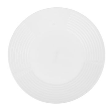 Тарелка 26,6см подстановочная Millimi Бароло, белая, опаловое стекло