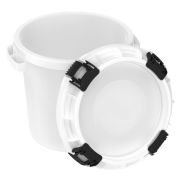 Бочка 40л пищевая с герметичной крышкой, полипропилен. Россия