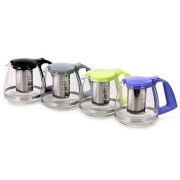 Чайник 750мл (заварочный, ситечко из нержавеющей стали, стекло, ручка - пластик, 4 цвета) Vetta