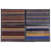 Коврик придверный, ворсовый с резиновой каймой, 40x60см, яркая полоска VETTA