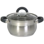 (ИРИДА) Кастрюля 1,9л (ст/кр, нжс, 5-ти слойное индукц. дно) Россия