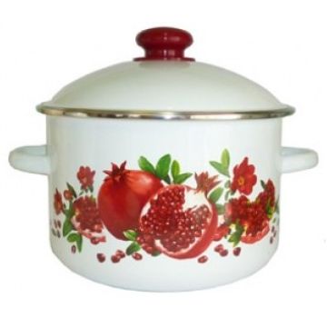 Кастрюля 3,0л (эмаль, рисунок) Россия