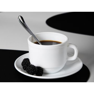 Чайная пара (чашка 250мл, блюдце 15см, опаловое стекло) Millimi