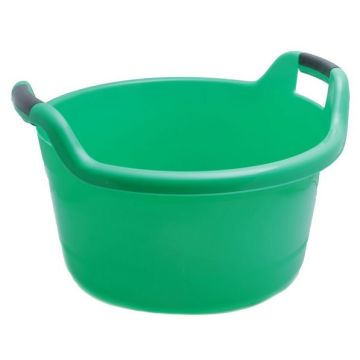 Таз 30л с ручками, круг, пластмассовый. Россия